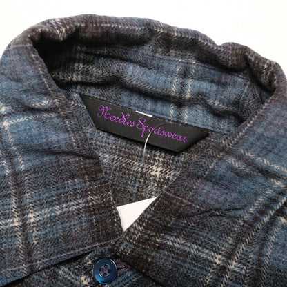Needles Sportswear Blue Flannel Shirt