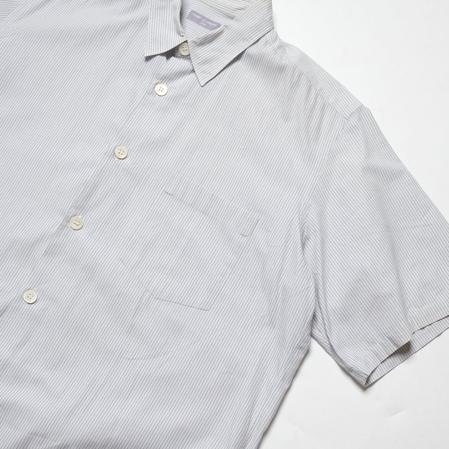 CDG HOMME Striped Short Sleeve Shirt - 00s