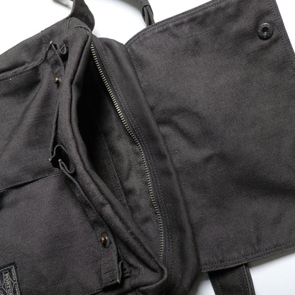 Porter Black Denim Canvas Side Bag