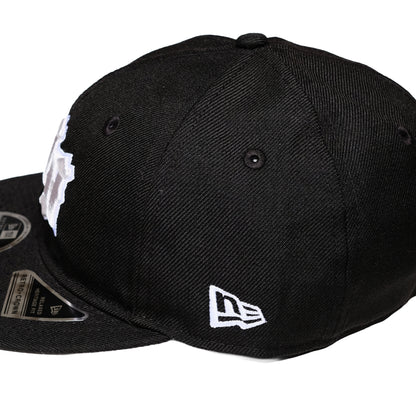 New Era x 108WAREHOUSE - 9FIFTY® Retro Crown Strapback Cap - Black