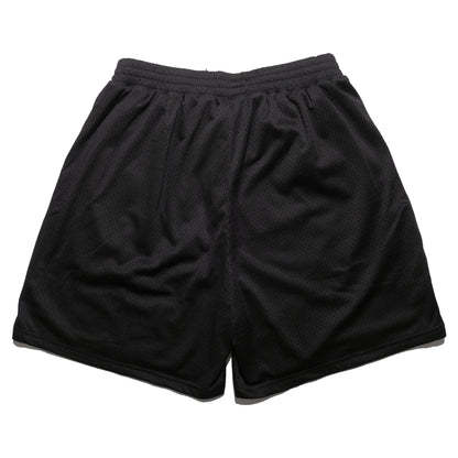 108WAREHOUSE - Big Team Logo Mesh Shorts - Black / Blue