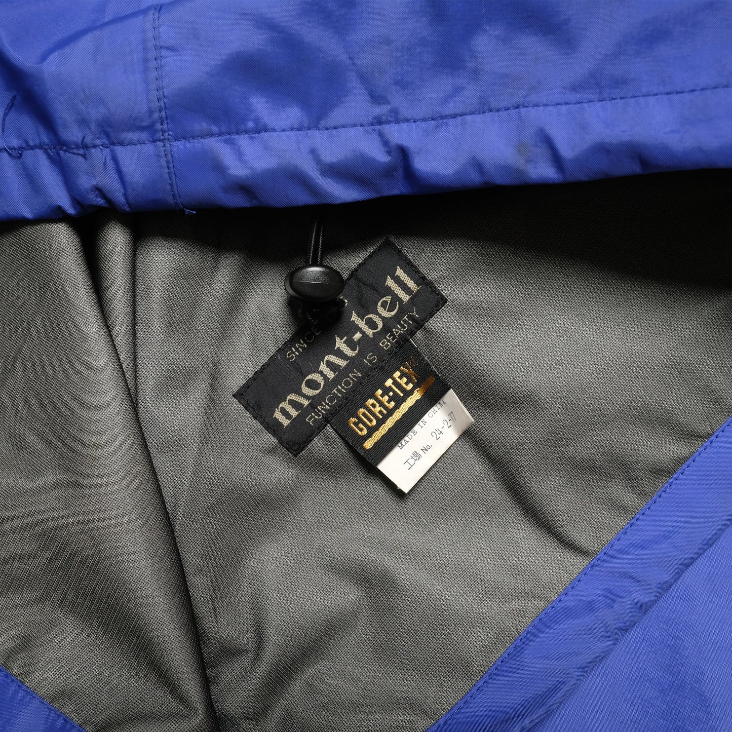 Montbell Blue Gore-tex Jacket