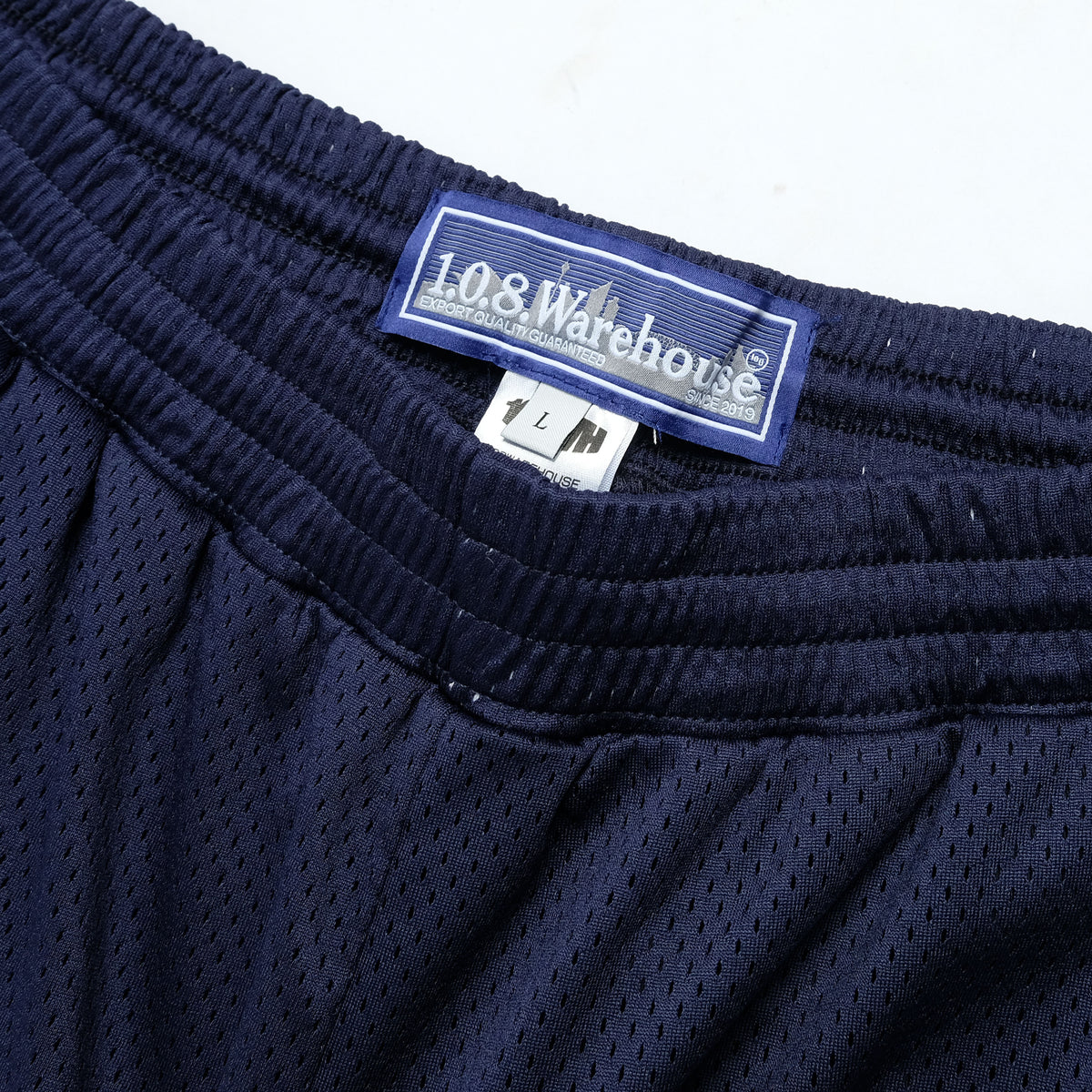 108WAREHOUSE - Sonic Logo Mesh Shorts - Navy