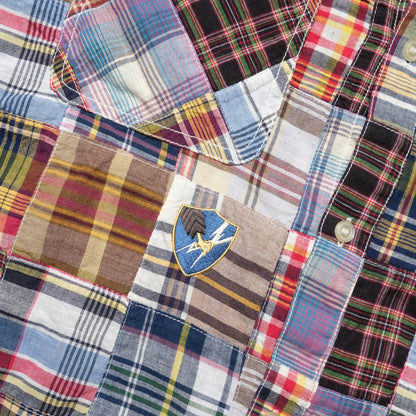 Neighborhood Patchwork Shortsleeve Button Up