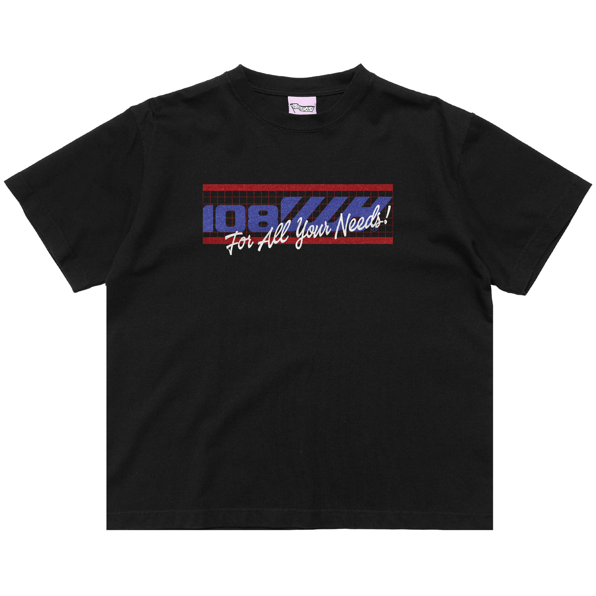 108WAREHOUSE Net T-Shirt - Black