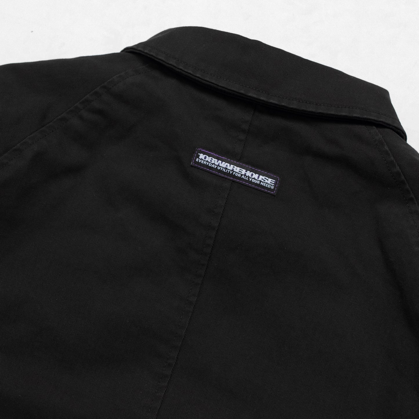 108WAREHOUSE - Work Jacket (Padded) - Washed Black