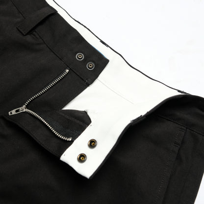 108WAREHOUSE - Relaxed Twill Trouser - Black