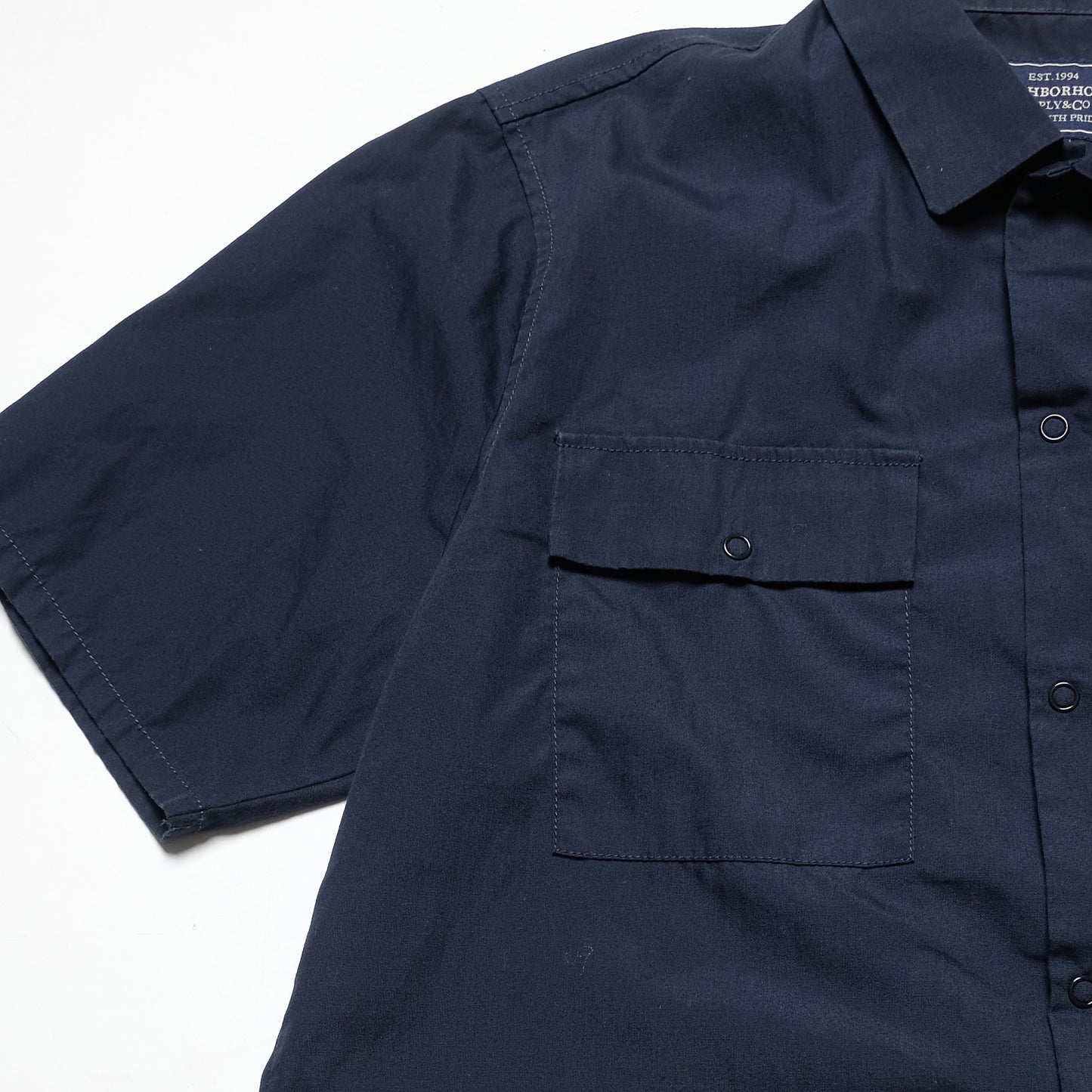 Neighborhood Navy Work Shirt