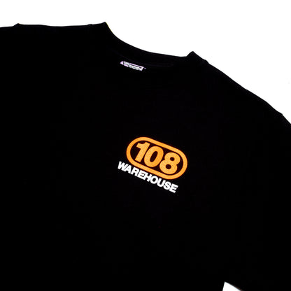 108WAREHOUSE - Oval T-Shirt (Black)