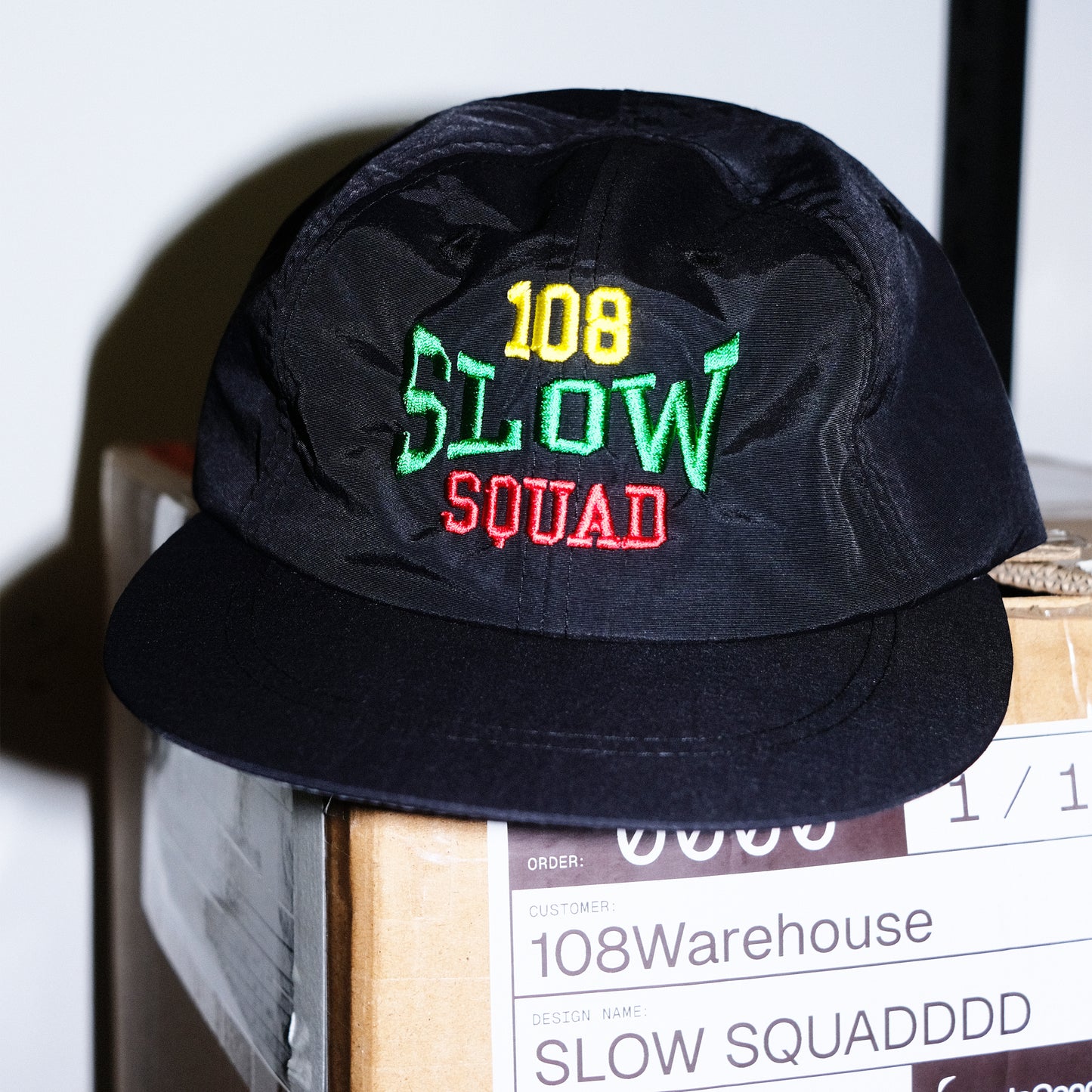 108WAREHOUSE x Slow Squad - Cap - Black