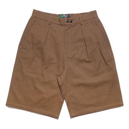 108WAREHOUSE - Big Twill Shorts - Coffee