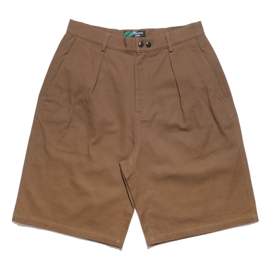 108WAREHOUSE - Big Twill Shorts - Coffee