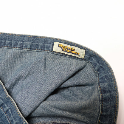 Hysteric Glamour Pleated/ Embroided Denim Skirt