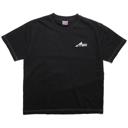 108WAREHOUSE - Contrast Stitch Teknology T-Shirt - Charcoal