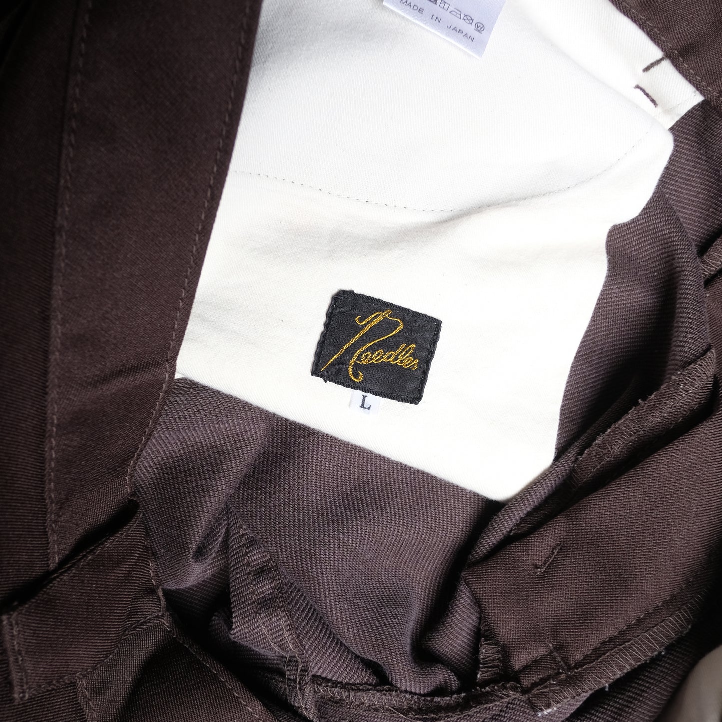 Needles Brown Flared Trousers
