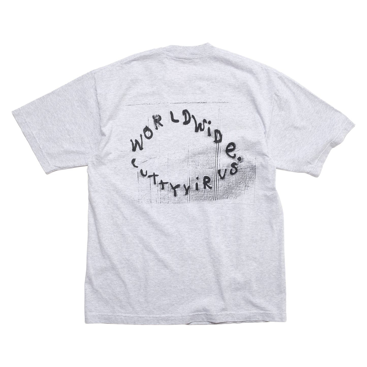 coogidowntothesex - World Wide Cutty Virus T-Shirt - Ash Grey