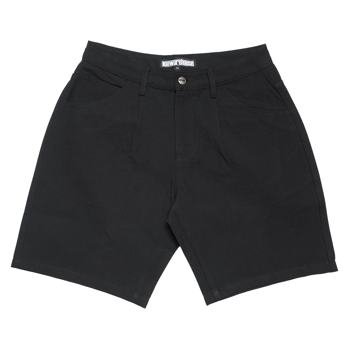 108WAREHOUSE - Canvas Work Shorts (Black)