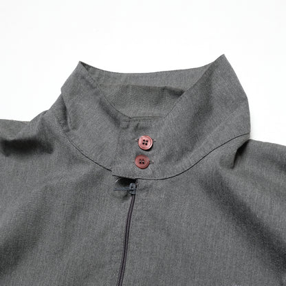 Neighborhood Grey Zip Up Short Sleeve