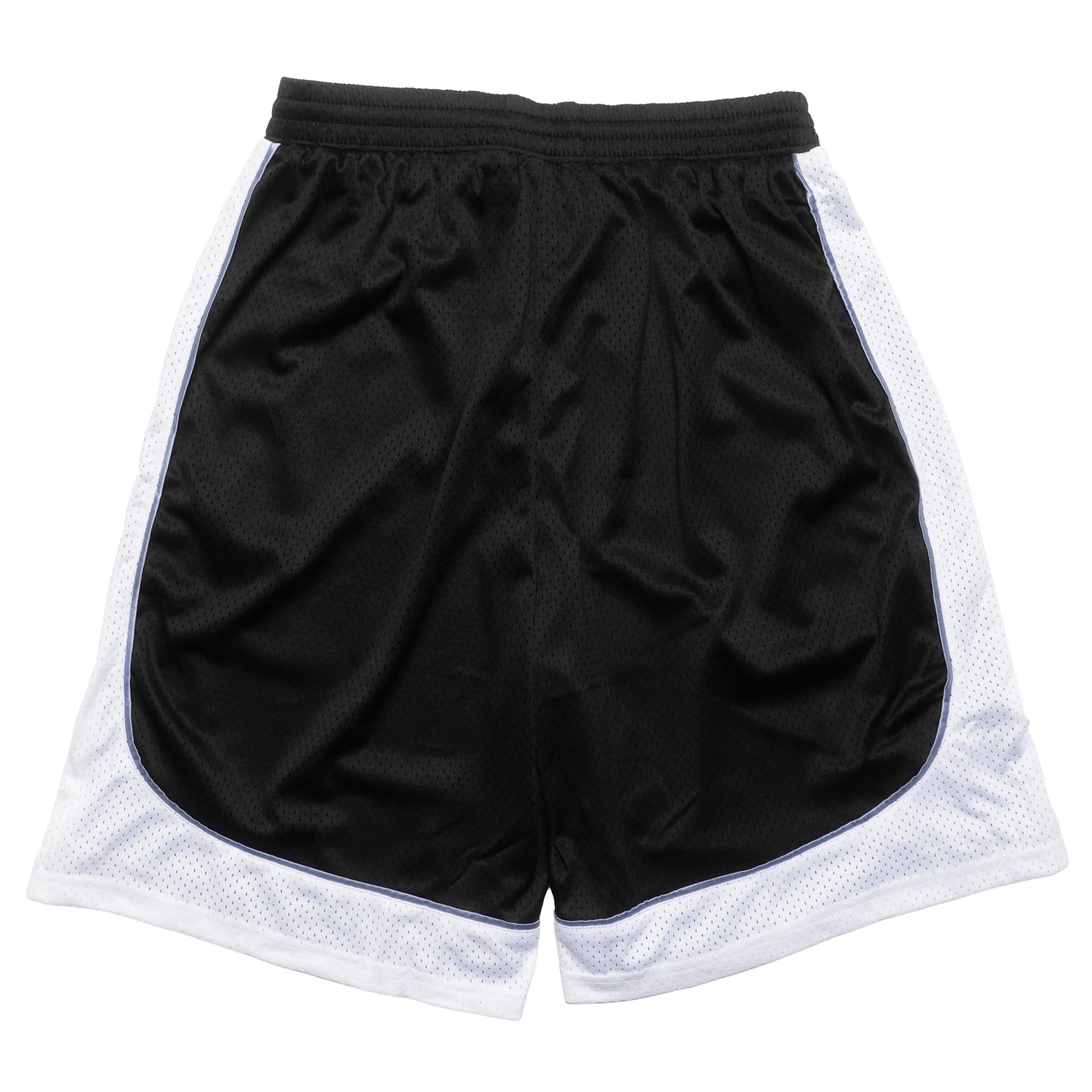 108WAREHOUSE - Two Panel Mesh Shorts - Black / White