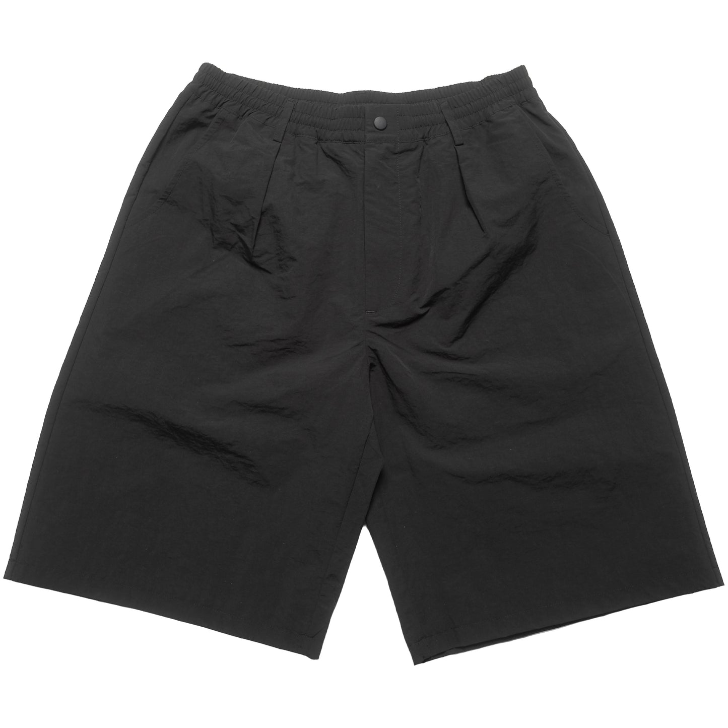108WAREHOUSE - Crinkled Nylon Utility Shorts - Black