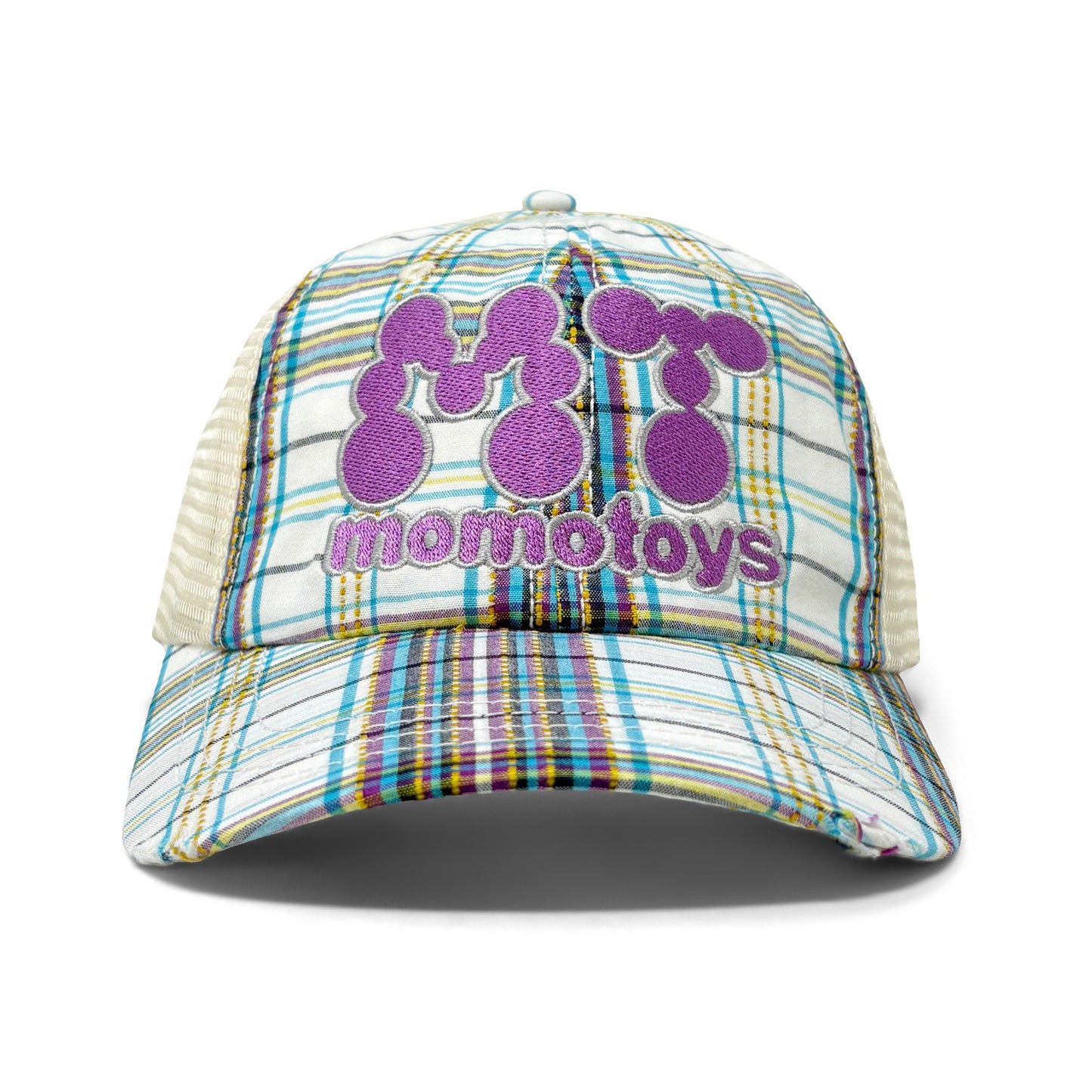 Momotoys - MT Hat - White Plaid