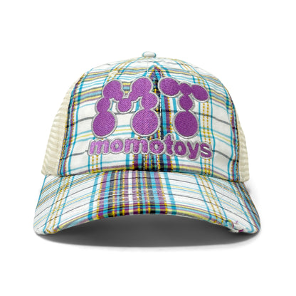 Momotoys - MT Hat - White Plaid