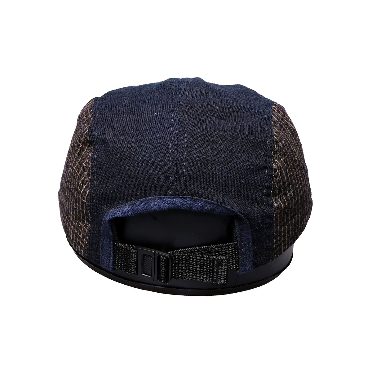 108WAREHOUSE x Troy O'Shea - Shoebill Cap (Regular Visor) - 2 Tone Indigo / Plaid