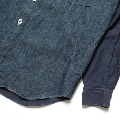 CDG Homme Denim Contrast Material Shirt - 00s