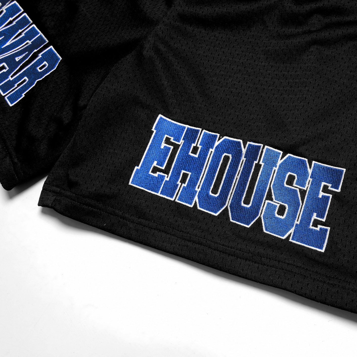 108WAREHOUSE - EHOUSE Mesh Shorts (Black/Blue)