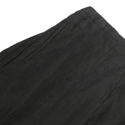 Issey Miyake Black Linen Skirt
