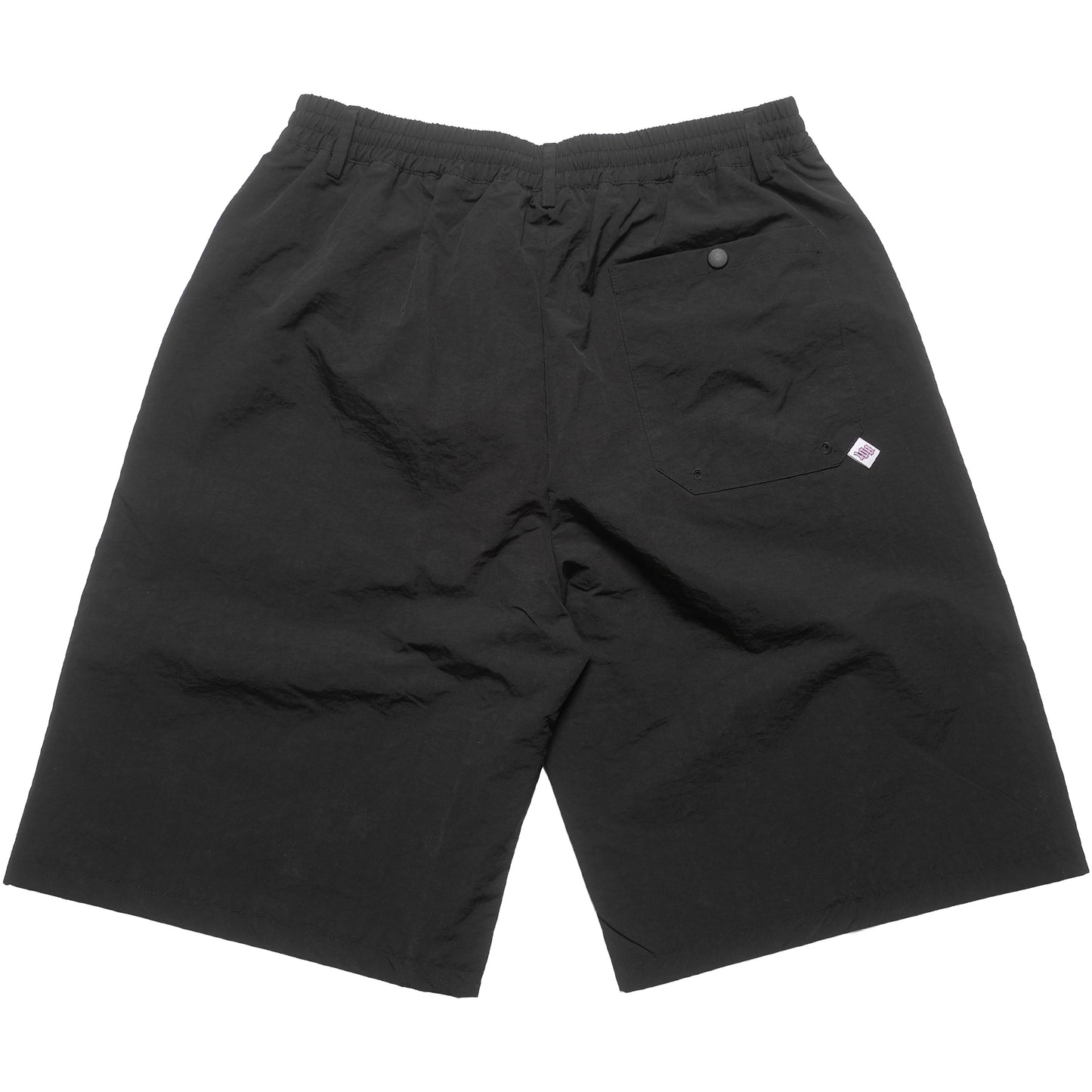 108WAREHOUSE - Crinkled Nylon Utility Shorts - Black