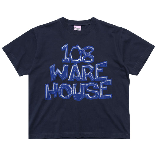 108WAREHOUSE Stacker T-Shirt - Navy