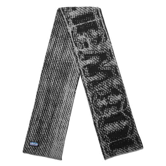 108WAREHOUSE - Digi Snowstorm Scarf - Black/Grey