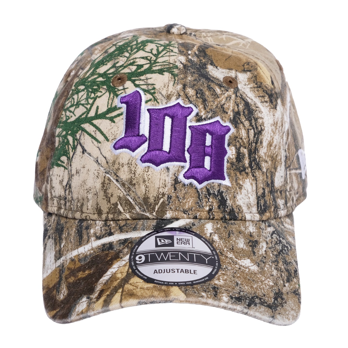 108WAREHOUSE x New Era - 9TWENTY Team Logo Cap - Realtree Camo Purple