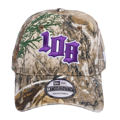 108WAREHOUSE x New Era - 9TWENTY Team Logo Cap - Realtree Camo Purple