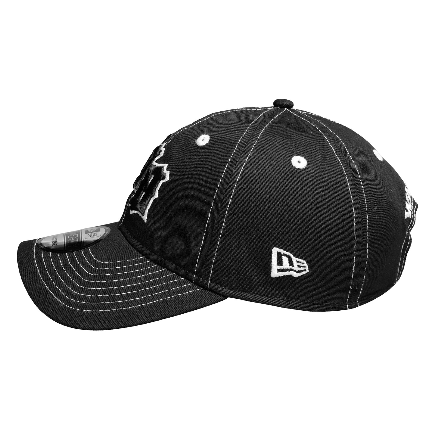 108WAREHOUSE x New Era - 9TWENTY Team Logo Contrast Stitch Cap - Black