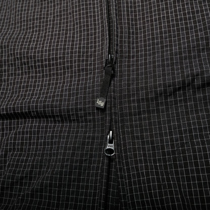 108WAREHOUSE - Zip Plaid Jacket - Black/Blue Checkered