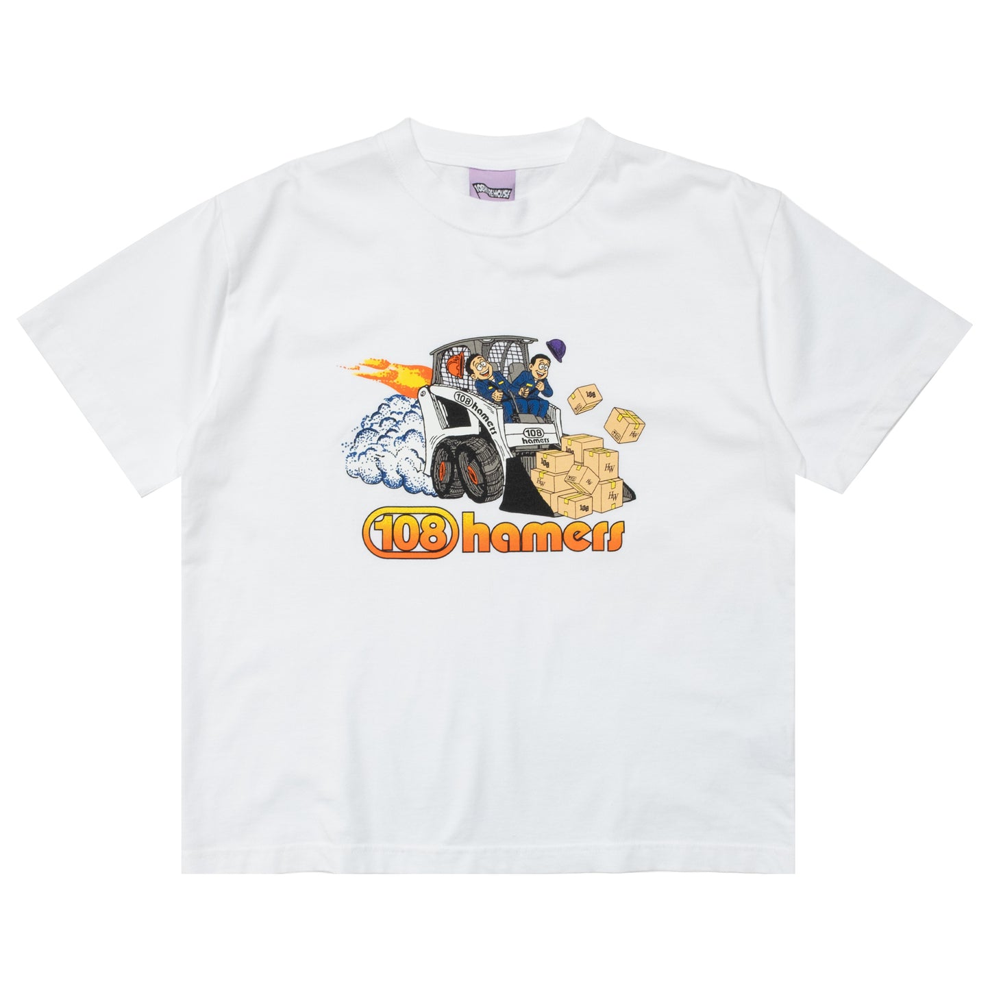 108WAREHOUSE x Hamers Wholesale Bobcat T-Shirt - White