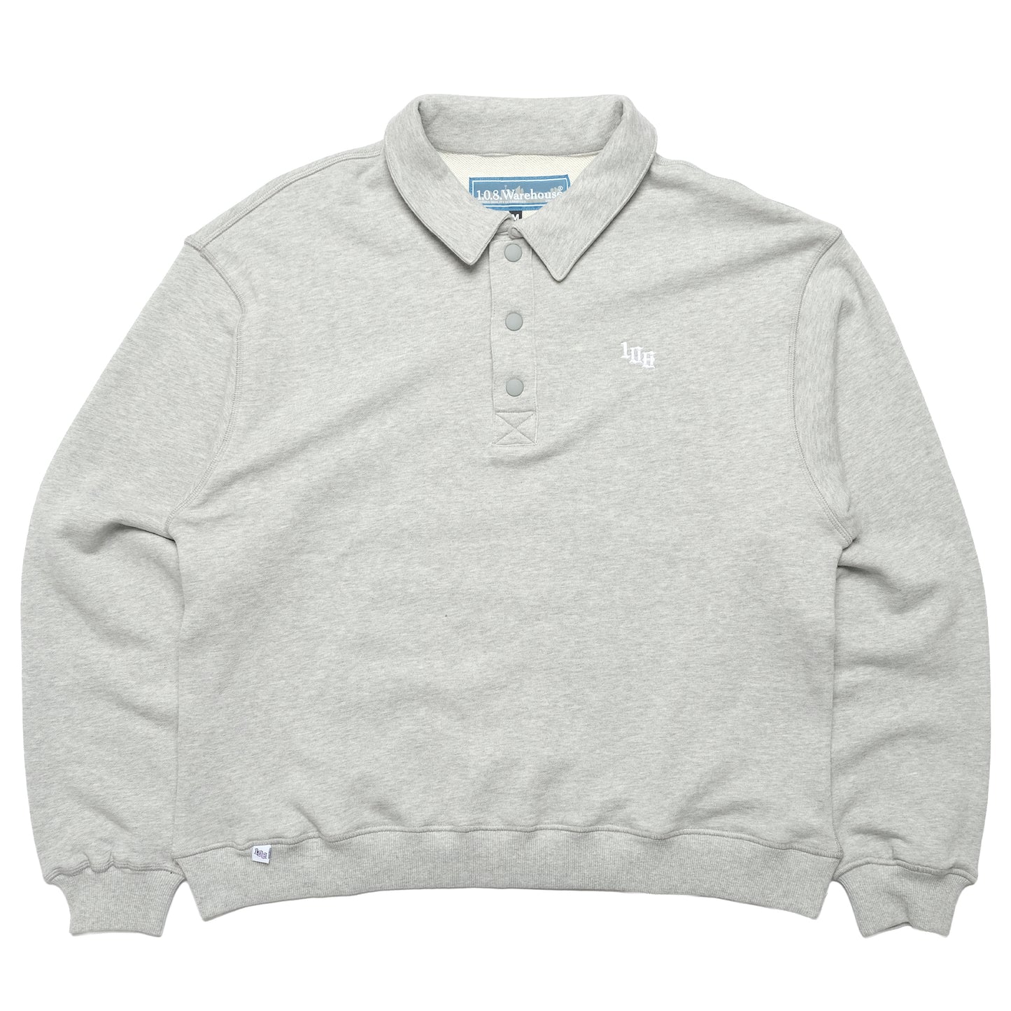 108WAREHOUSE - Rugby Pullover - Heather Grey