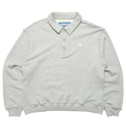 108WAREHOUSE - Rugby Pullover - Heather Grey