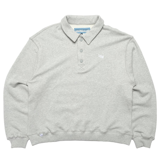 108WAREHOUSE - Rugby Pullover - Heather Grey