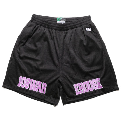 108WAREHOUSE - EHOUSE Mesh Shorts - Black / Purple
