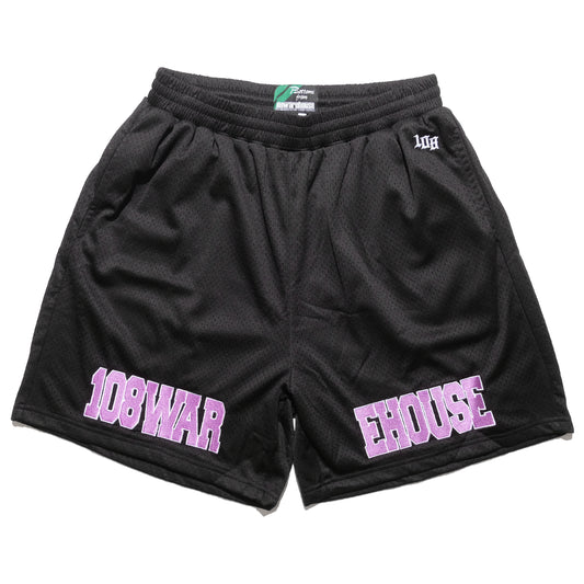 108WAREHOUSE - EHOUSE Mesh Shorts - Black / Purple
