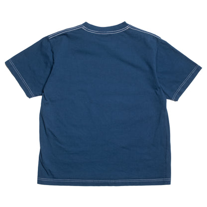 108WAREHOUSE - Contrast Stitch T-Shirt (Deep Sea Blue)