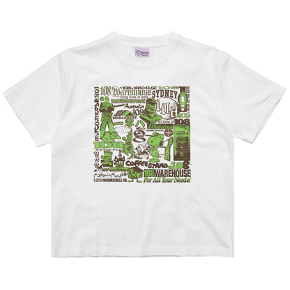 108WAREHOUSE Souvenir T-Shirt - White