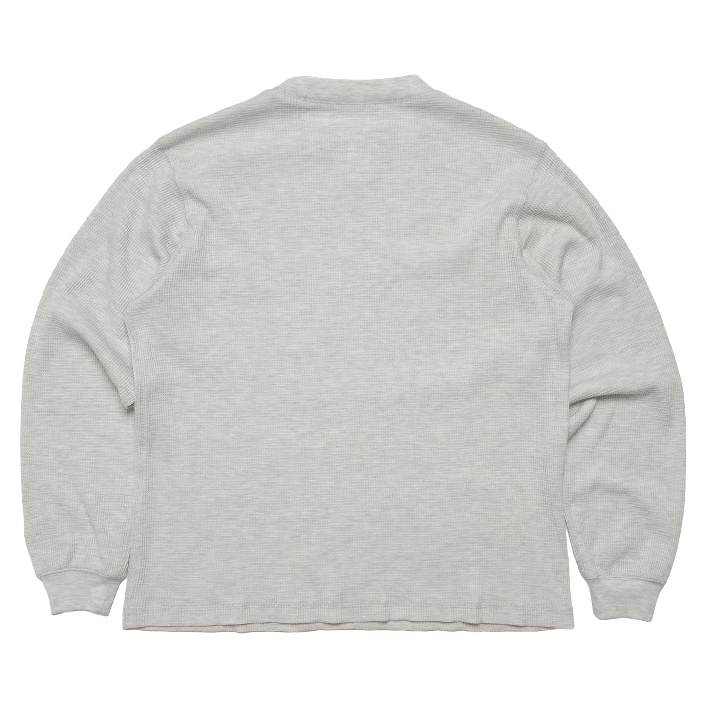 108WAREHOUSE - Waffle Knit Long Sleeve - Ash Grey
