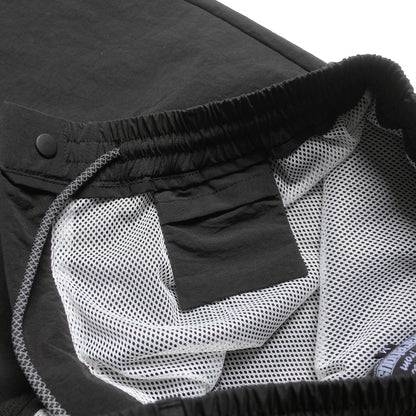 108WAREHOUSE - Crinkled Nylon Utility Shorts - Black