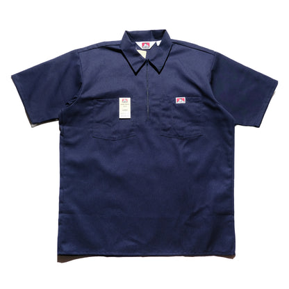 Ben Davis - Short Sleeve Half Zip Solid (Navy)