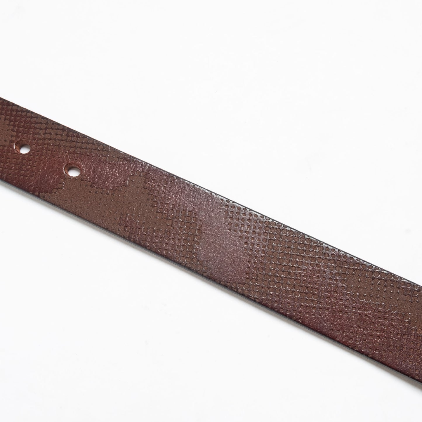 108WAREHOUSE Halftone Camo Leather Belt - Brown
