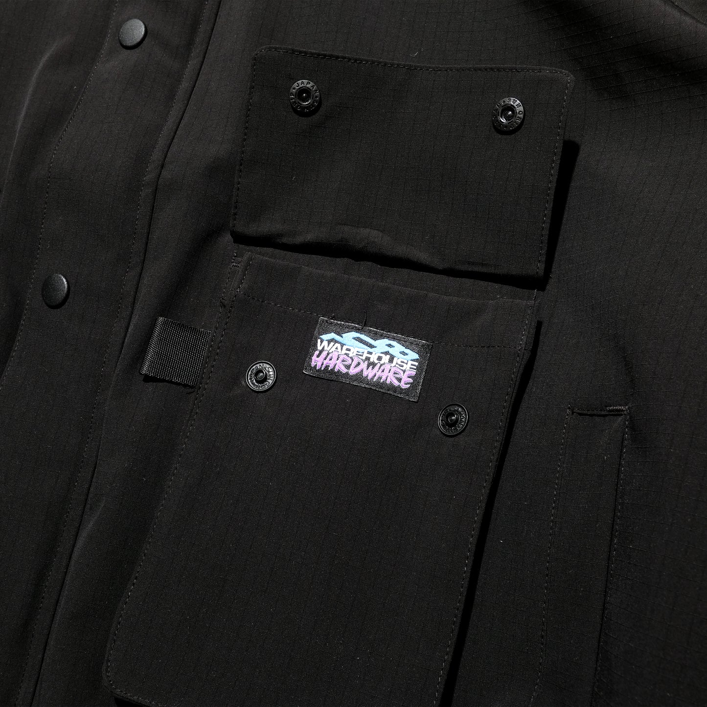 108WAREHOUSE - 2P Rain Jacket - Black